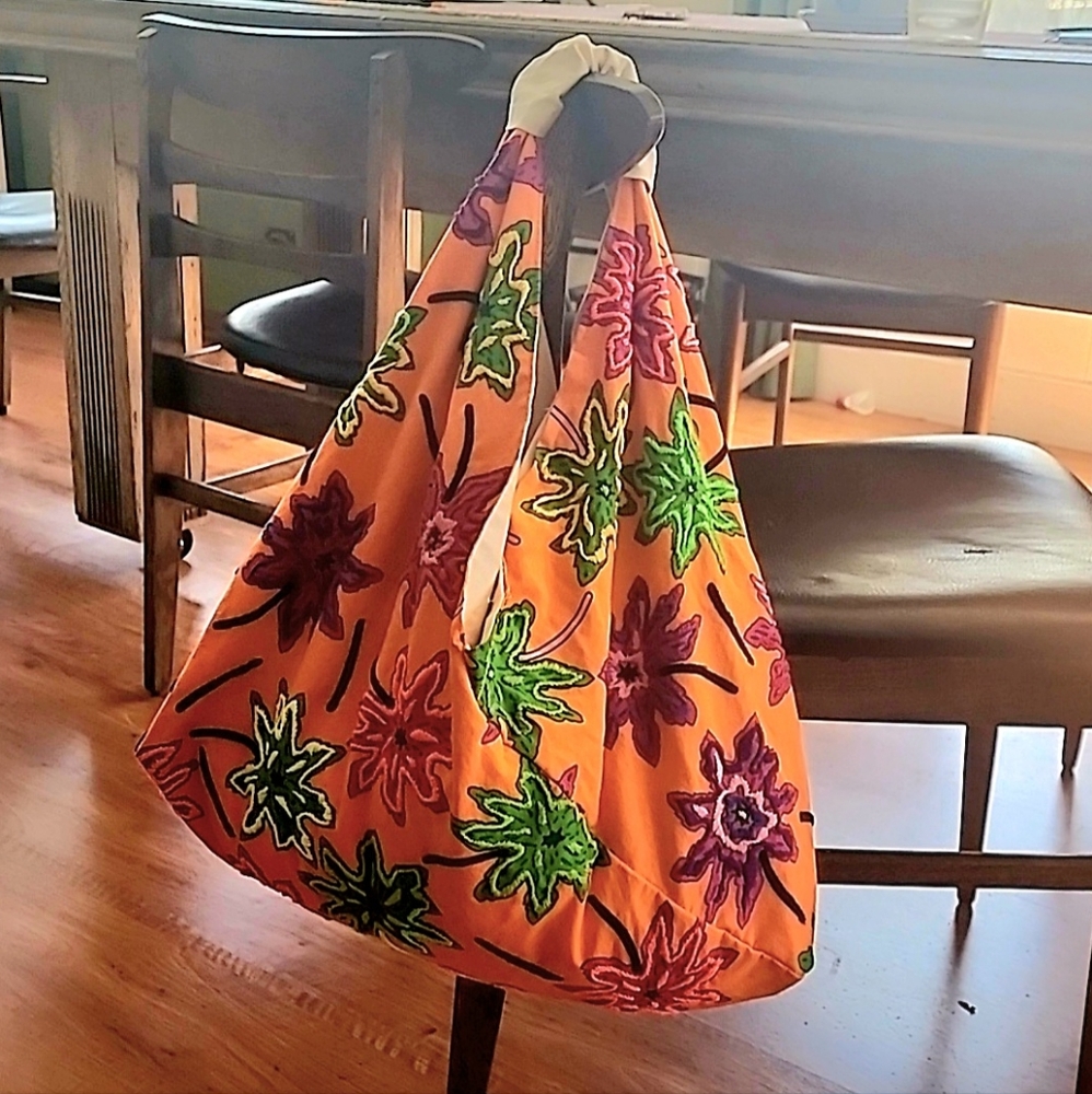 Boho embroidered colorful bag